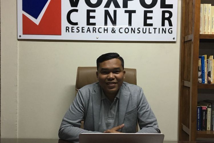 Direktur Eksekutif Voxpol Center Research and Consulting Pangi Syarwi Chaniago