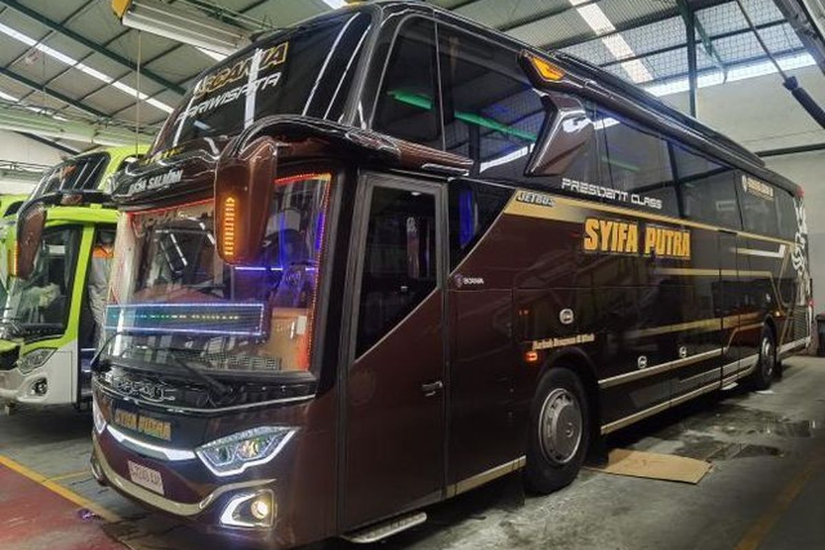 Bus pariwisata baru PO Syifa Putra
