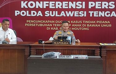 Kapolda Sulteng: Dari 10 Tersangka, Sebanyak 7 orang sudah diamankan, 3 orang lainnya masih buron, Rabu (31/5/2023)&nbsp;