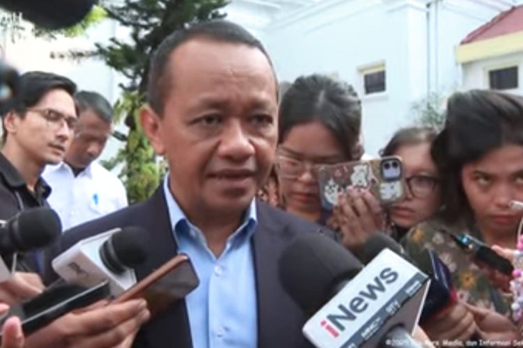 Menteri ESDM Bahlil Lahadalia di Kompleks Istana Kepresidenan, Jakarta, Senin (15/9/2025).