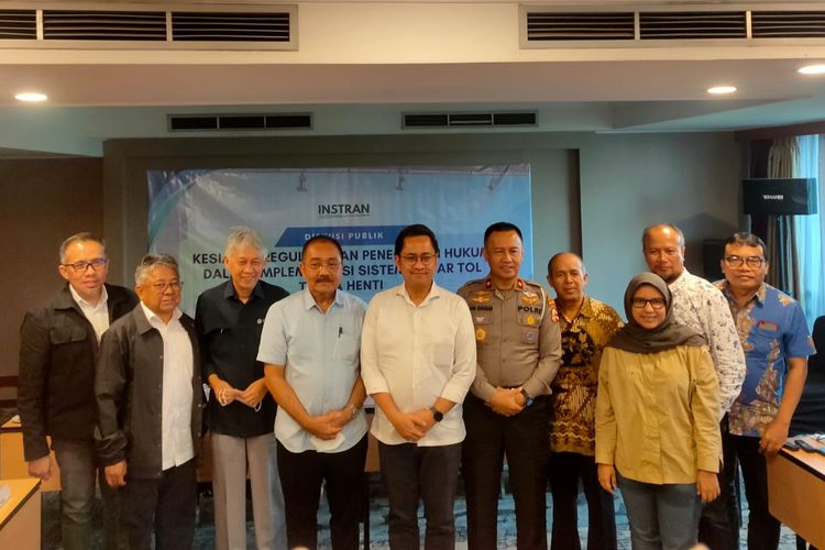 Diskusi Publik Kesiapan Regulasi dan Penegakan Hukum dalam Implementasi Sistem Bayar Tol Tanpa Henti dari Instran