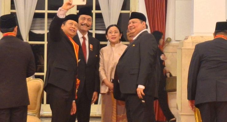 Luhut Ajak Seluruh Kader Dukung Bahlil Menangkan Golkar di Pilkada 2024