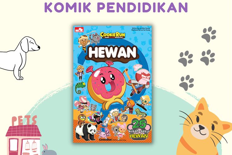 Buku Cookie Run Sweet Escape Adventure! Hewan