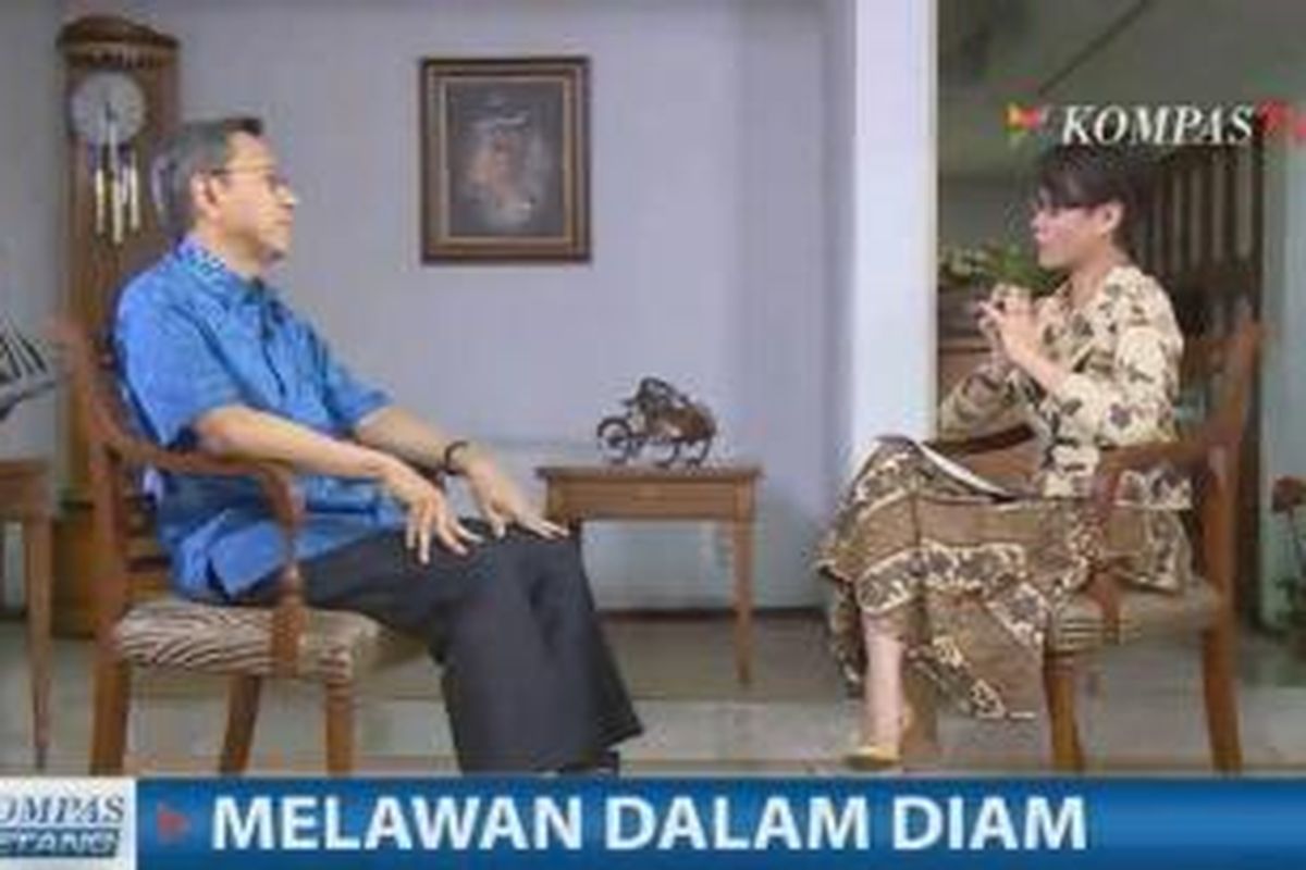 Wawancara Pemimpin Redaksi Kompas TV Rosiana Silalahi dengan Boediono.