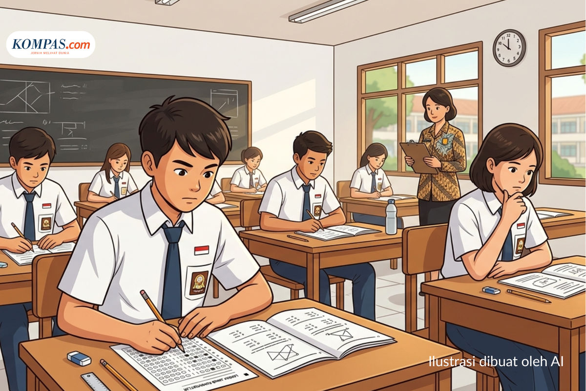 Ilustrasi Simulasi TKA SD Kelas 6 dan SMP 2026: Link Resmi Pusmendik dan Cara Aksesnya 