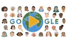 Rayakan Hari Perempuan Internasional, Google Doodle Dihiasi Wajah Wanita Dunia