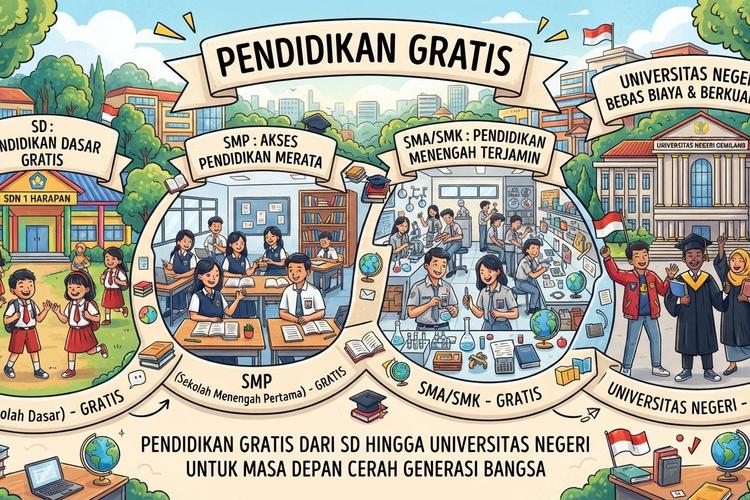 Wacana Sekolah Gratis Meluas, Kuliah Gratis di PTN Bakal Menyusul?