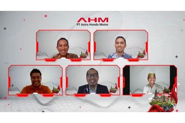 GM Corporate Communication Ahmad Muhibbuddin (kiri atas) bersama para narasumber inspiratif pada gelaran Talkshow Sinergi Bagi Negeri (11/9/2021). 