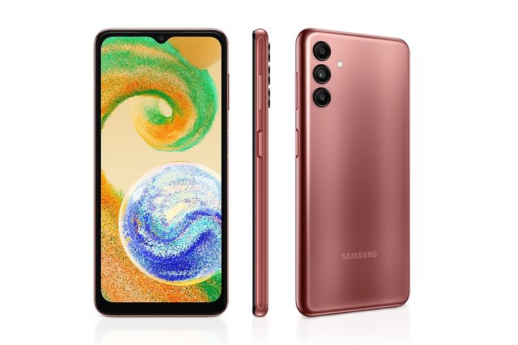 Samsung Galaxy A04s varian warna Copper