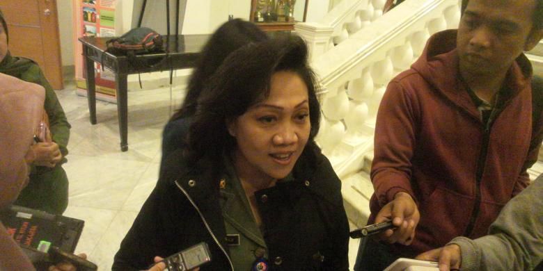 Ika Lestari Aji di Balai Kota, Senin (25/1/2016), saat menjabat Kepala Dinas Perumahan dan Gedung Pemerintahan DKI Jakarta.