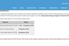 ITB Terima 1.513 Calon Mahasiswa Jalur Seleksi Mandiri, 15 Persen dari Luar Jawa