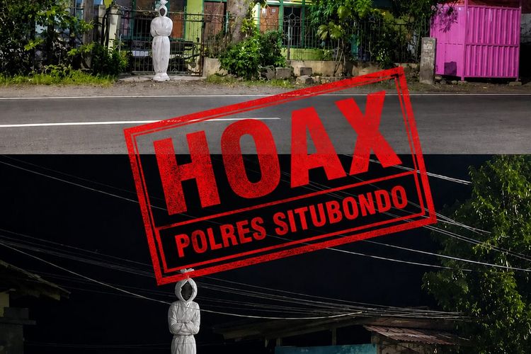Polres Situbondo Pastikan Foto Pocong Viral Hasil Editan AI
