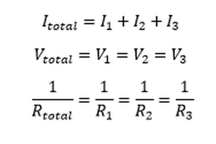 Rumus rangkaian listrik paralel
