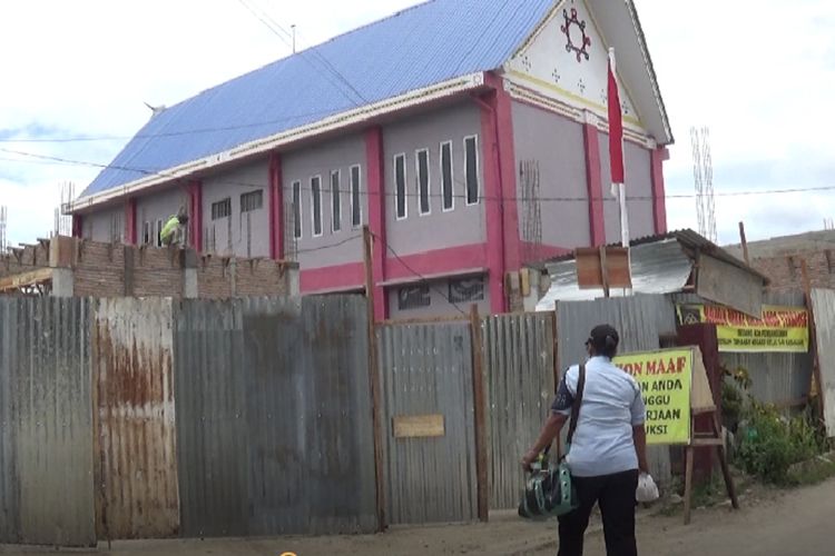 Pasca kerusuhan dan kebakaran di Rumah Tahanan Kelas 2 B Kabanjahe, pada 12 Februari 2020, bangunan yang berada di Kabupaten Karo, Sumut, itu kini mulai direnovasi, Kamis (9/9/2021).