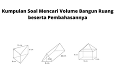 Kumpulan Soal Mencari Volume Bangun Ruang beserta Pembahasannya