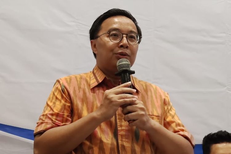 Bobby Rizaldi, Anggota Komisi I DPR RI Fraksi Golkar di diskusi tentang pajak Netflix di Jakarta, Kamis (16/1/2020).