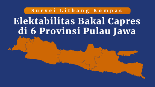 INFOGRAFIK: Survei Litbang Kompas, Simak Elektabilitas Bakal Capres di Pulau Jawa