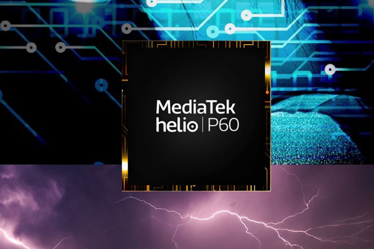 Ilustrasi SoC MediaTek Helio P60.