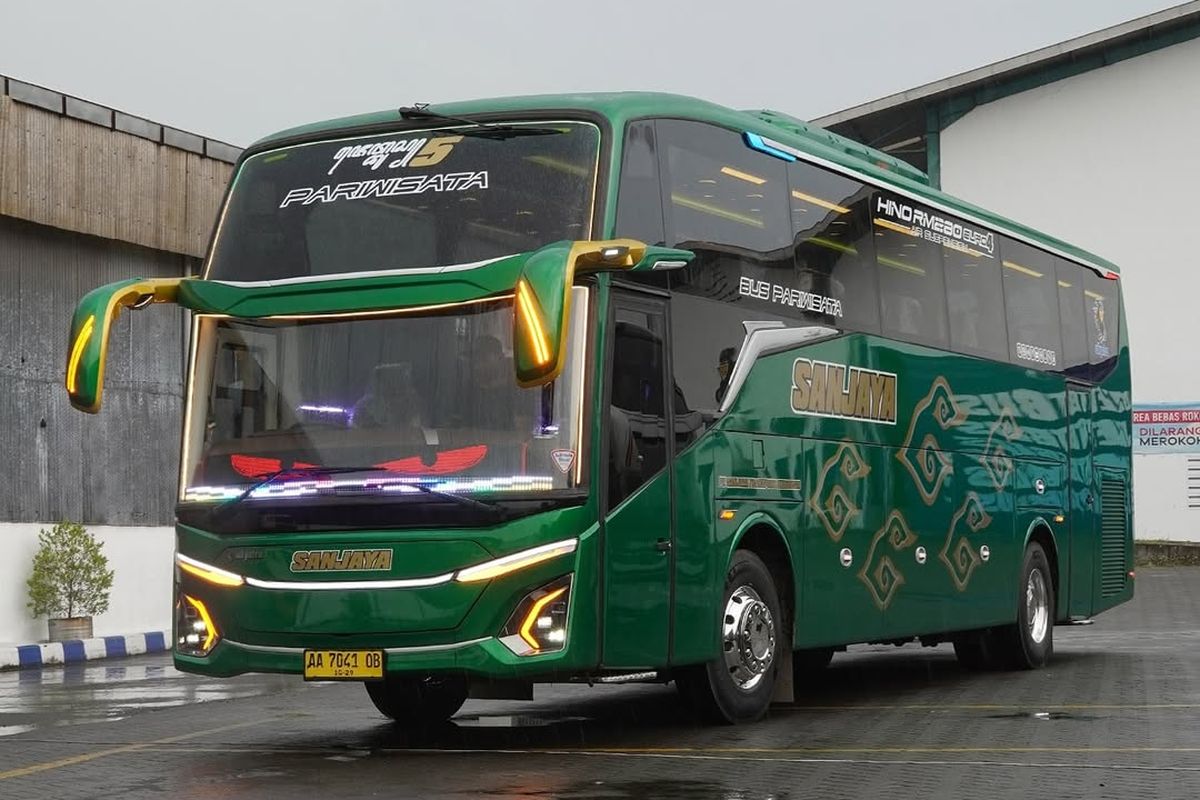 Bus baru PO Sanjaya