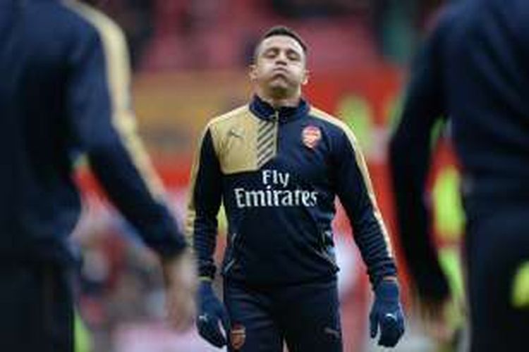 Penyerang Arsenal, Alexis Sanchez.