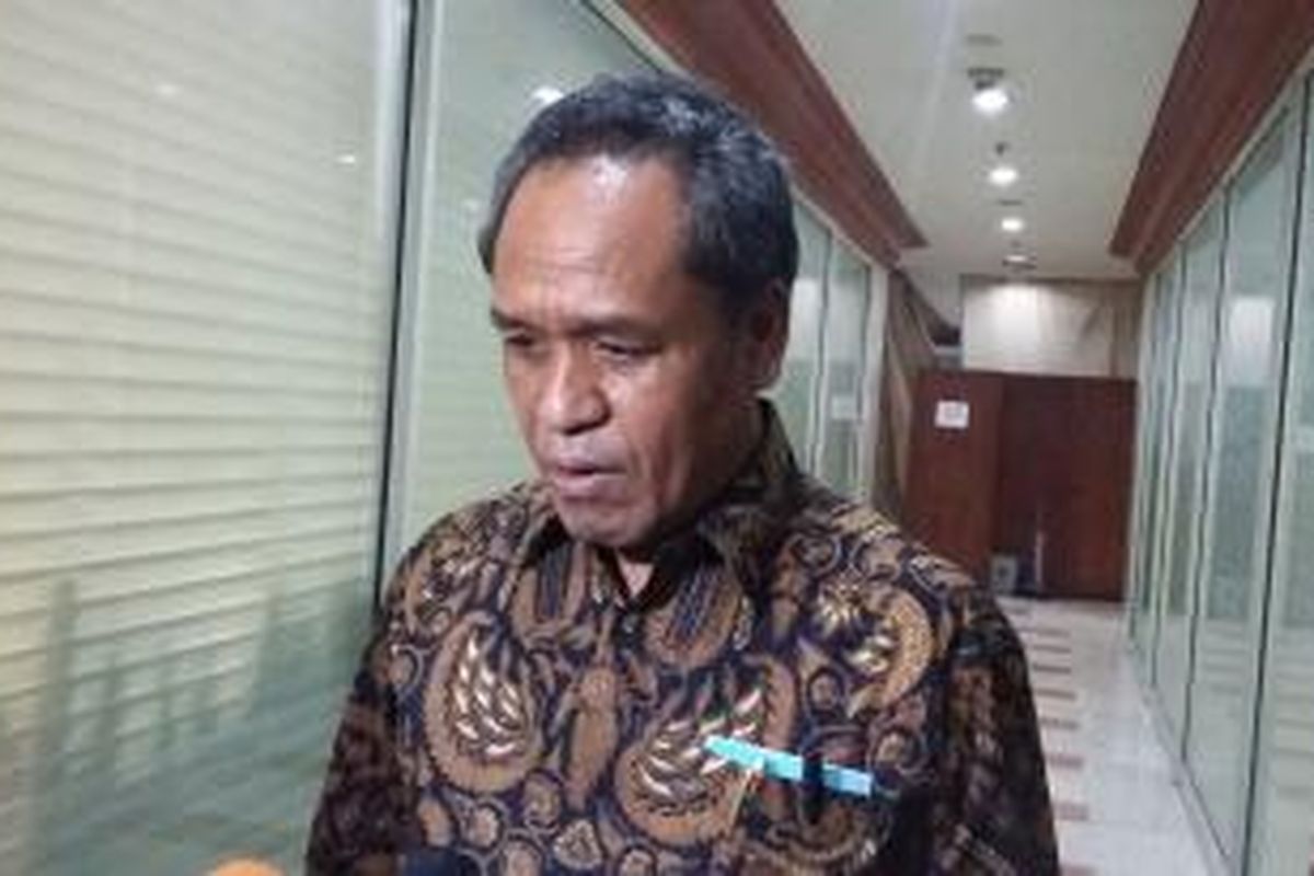 Wakil Ketua Komisi III DPR Benny K Harman, di Gedung DPR Senayan, Jakarta, Rabu (16/12/2015).
