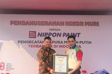 Warnai 24.349 Gapura dengan Merah Putih, Nippon Paint Raih Rekor Muri