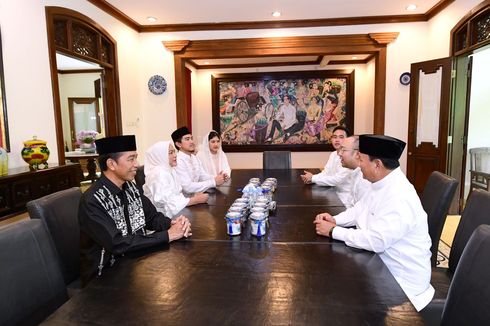 Kunjungi Jokowi di Solo, Prabowo Ditemani Didit Putranya
