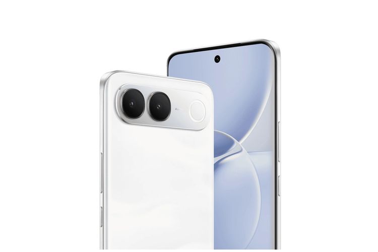VIvo V80 Lite 5G memiliki modul kamera belakang yang mirip iPhone Air. Hanya saja, modul itu menampung dua sensor.