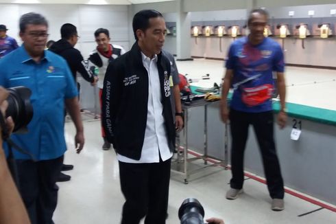 Jokowi Tinjau Latihan Atlet Asian Para Games