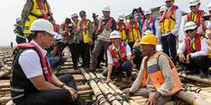 Wujudkan Infrastruktur Hijau, PTPP Manfaatkan Matras Bambu untuk Pembangunan Tol Semarang-Demak