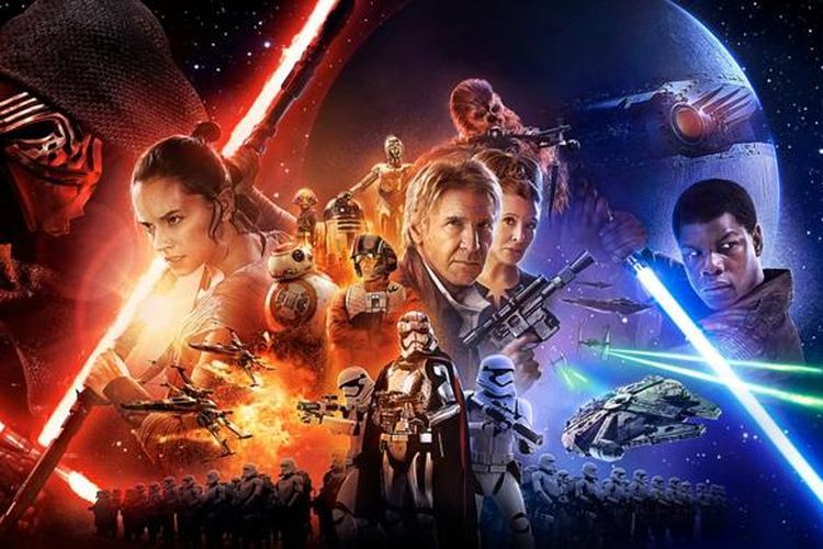 Poster film Star Wars: The Force Awakens