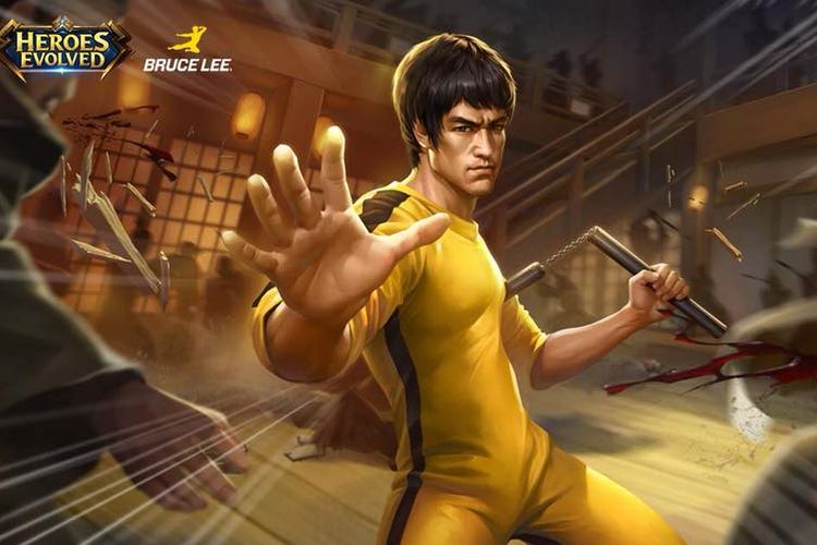 Bruce Lee dalam Heroes Evolved