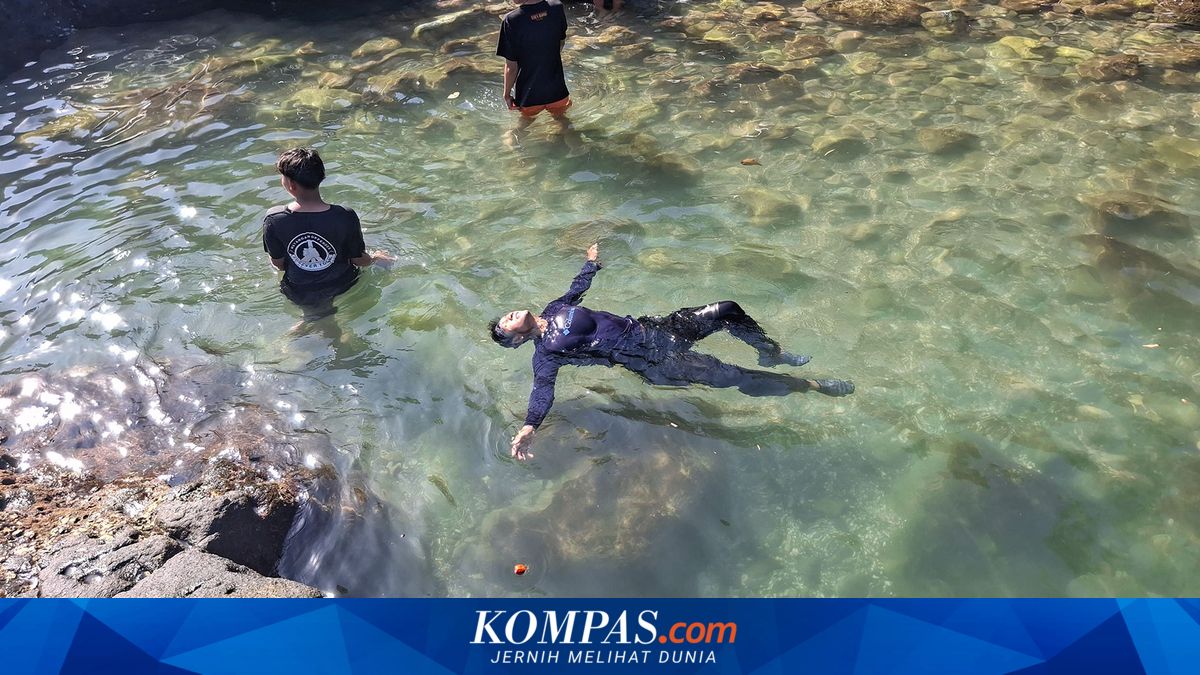 Laguna Wediombo di Gunungkidul, Sensasi Berenang di Kolam Alami Tepi Laut
