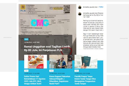 [POPULER TREN] Unggahan Viral Tagihan Listrik PLN Rp 80 Juta | 35 Link Twibbon Hari Pramuka