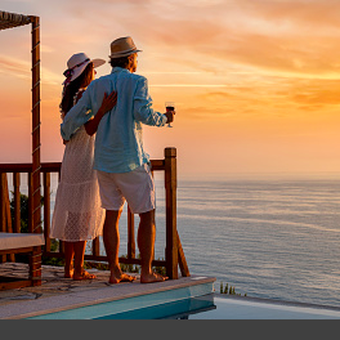 Ilustrasi orang kaya pindah negara. 