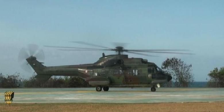 Ilustrasi helikopter Super Puma