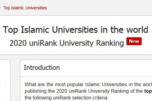 PTN Ini Peringkat 1 Dunia sebagai Islamic Universities Versi 4ICU