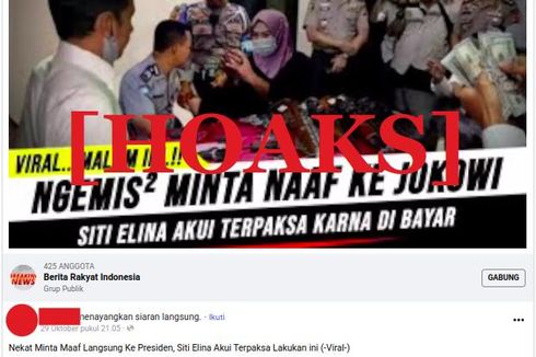 [VIDEO] Hoaks! Siti Elina Bertemu Jokowi dan Meminta Maaf