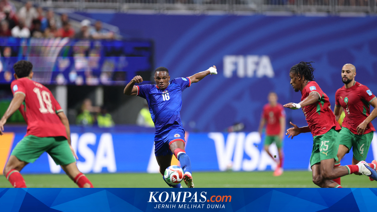 Hasil HT Maroko Vs Haiti 2-2: Saling Kejar Skor, Saibari Selamatkan Singa Atlas di Injury Time