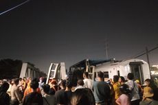 Kecelakaan KA di Semarang Picu Kebakaran, Api Diduga Berasal dari BBM Truk