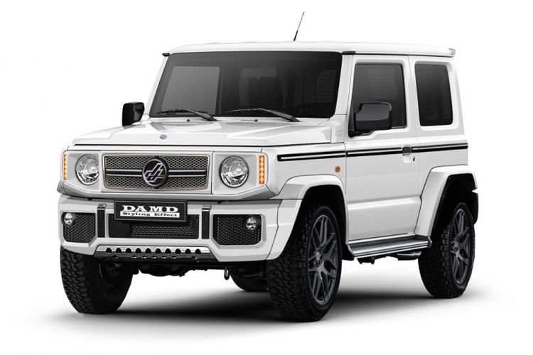 Bodi kit dari DAMD Jepang buat Suzuki Jimny jadi G class dan Defender