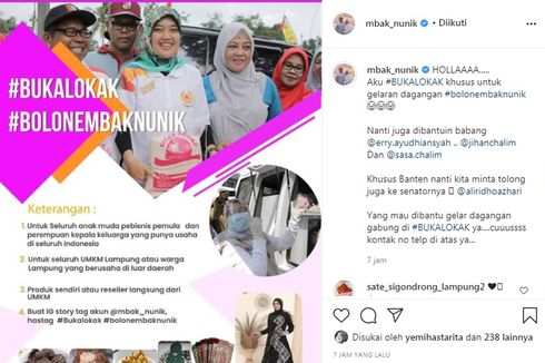 Cerita Wagub Lampung Bantu Promo Dagangan Lebaran UMKM Gratis di Instagram