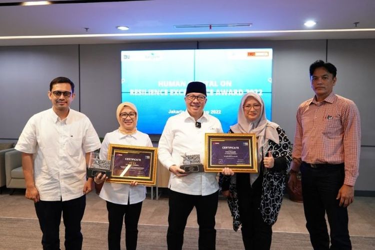 Taspen raih penghargaan dalam Human Capital on Resilience Award 2022 

