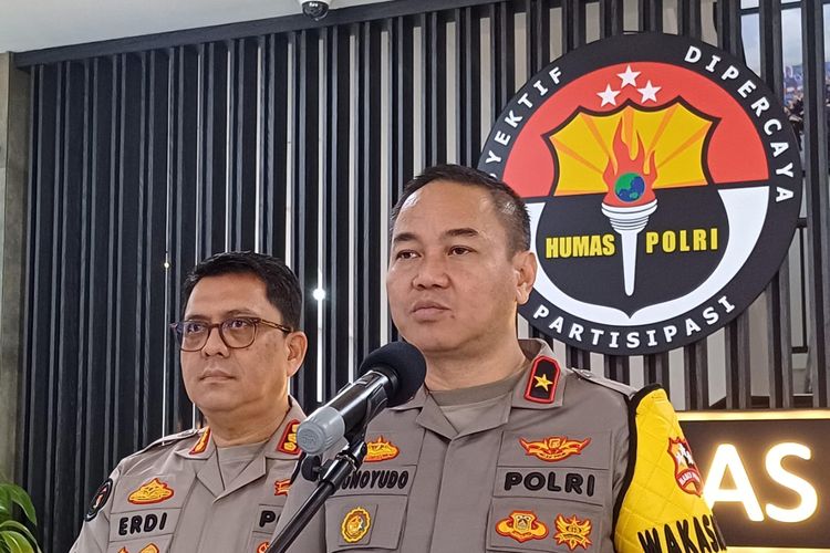 Kepala Biro Penerangan Divisi Humas Polri Brigjen Trunuyudo Wisnu Andiko di Mabes Polri, Jakarta, Rabu (20/3/2024).