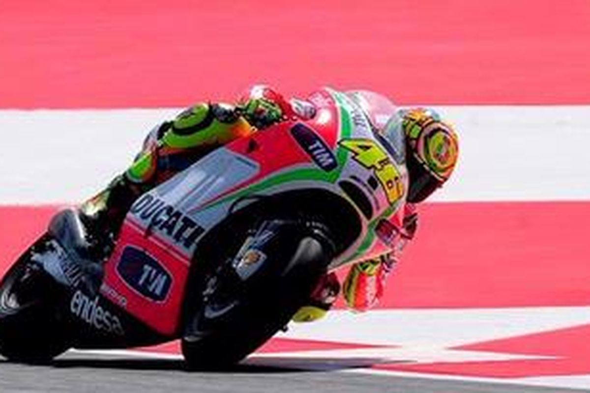 Pebalap Ducati, Valentino Rossi.