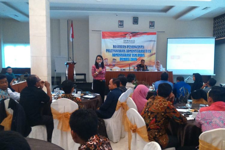 Rapat koordinasi Bawaslu Kendal, Selasa (4/12/2018).