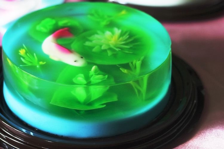 Sajian jelly art, tak hanya enak dimakan namun bernilai seni tinggi