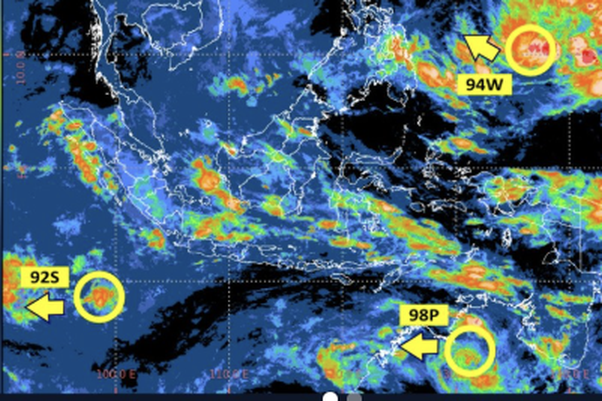 BMKG Deteksi Tiga Bibit Siklon Tropis yang Berpotensi Picu Cuaca Ekstrem, Ini Sebaran Wilayahnya