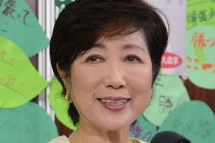 Gubernur perempuan pertama kota Tokyo, Yurike Koike.