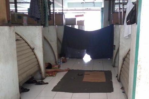 Kios Kosong Blok G Jadi Tempat Tidur Preman dan Operasi PSK